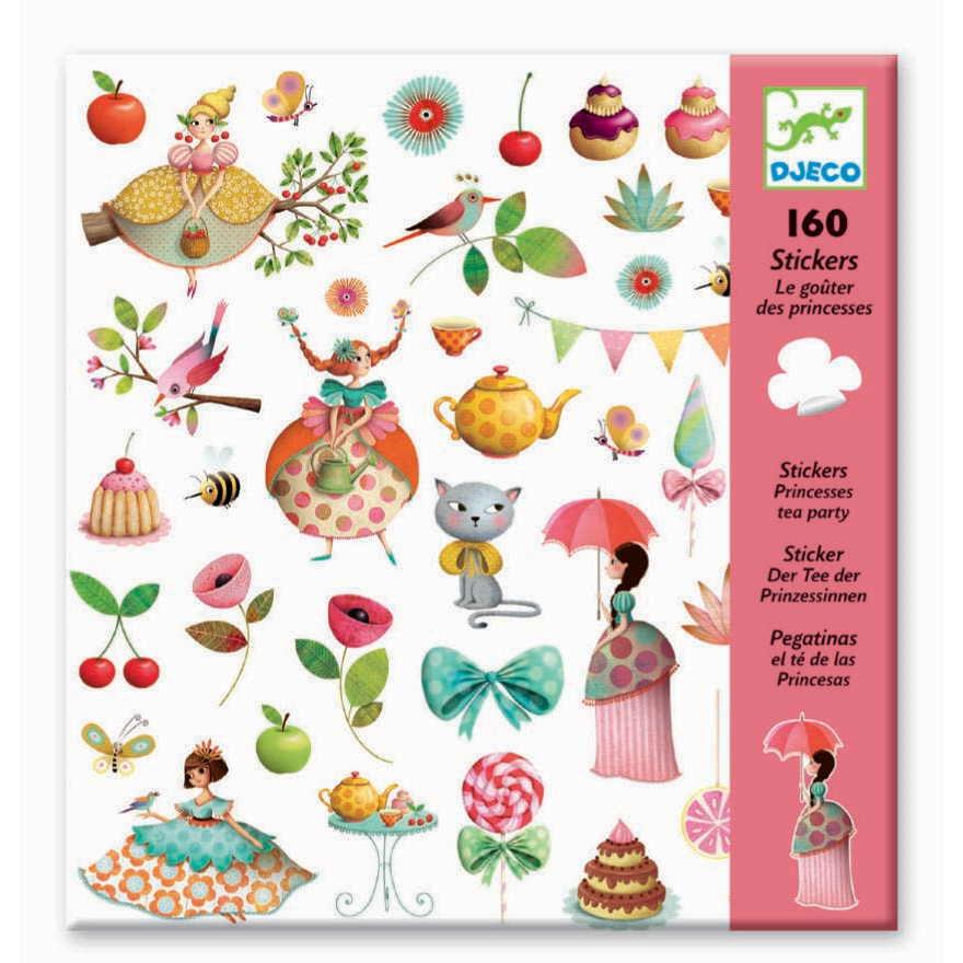 Djeco Stickers - Princess Tea Party